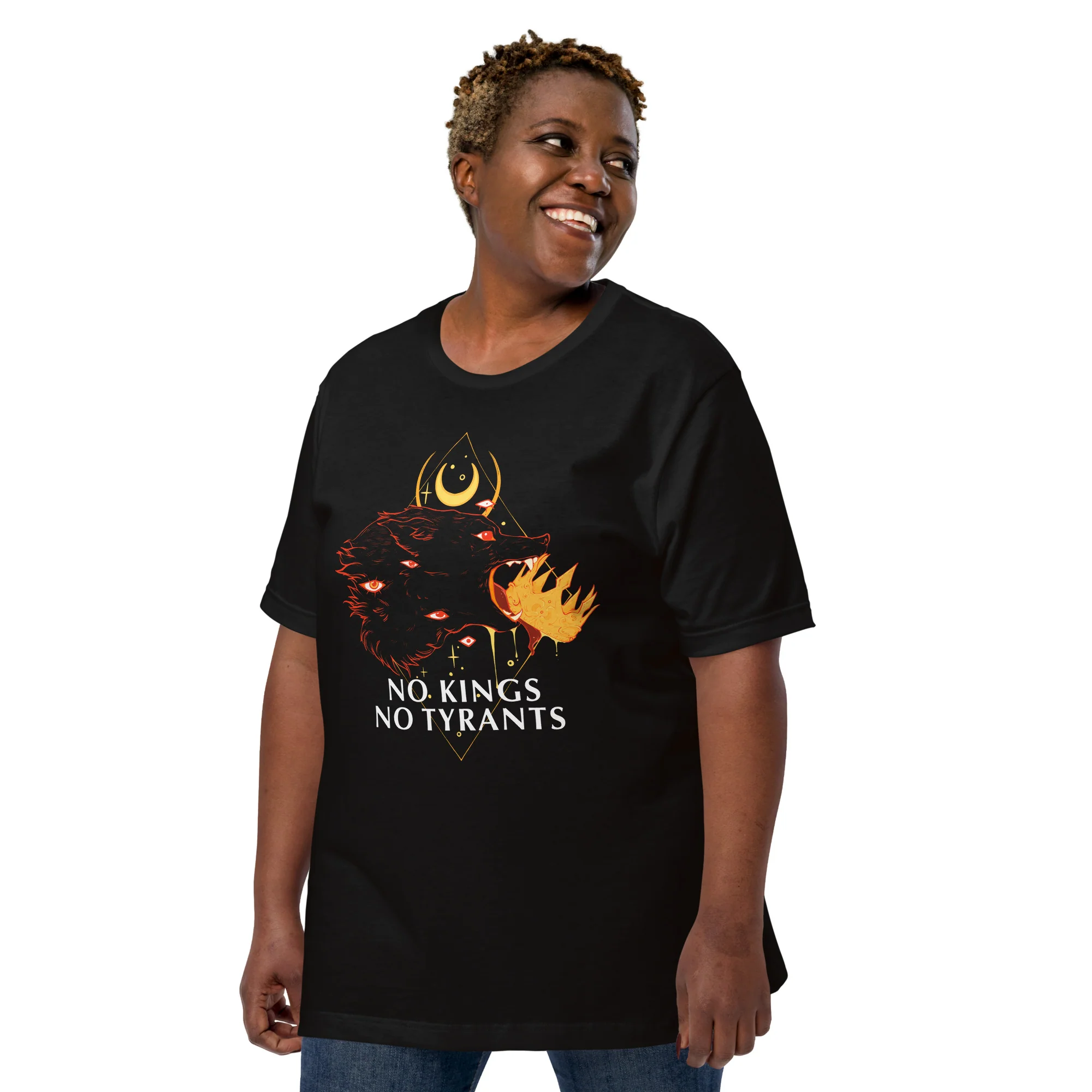 No Kings Wolf, Unisex T-Shirt - Image 5
