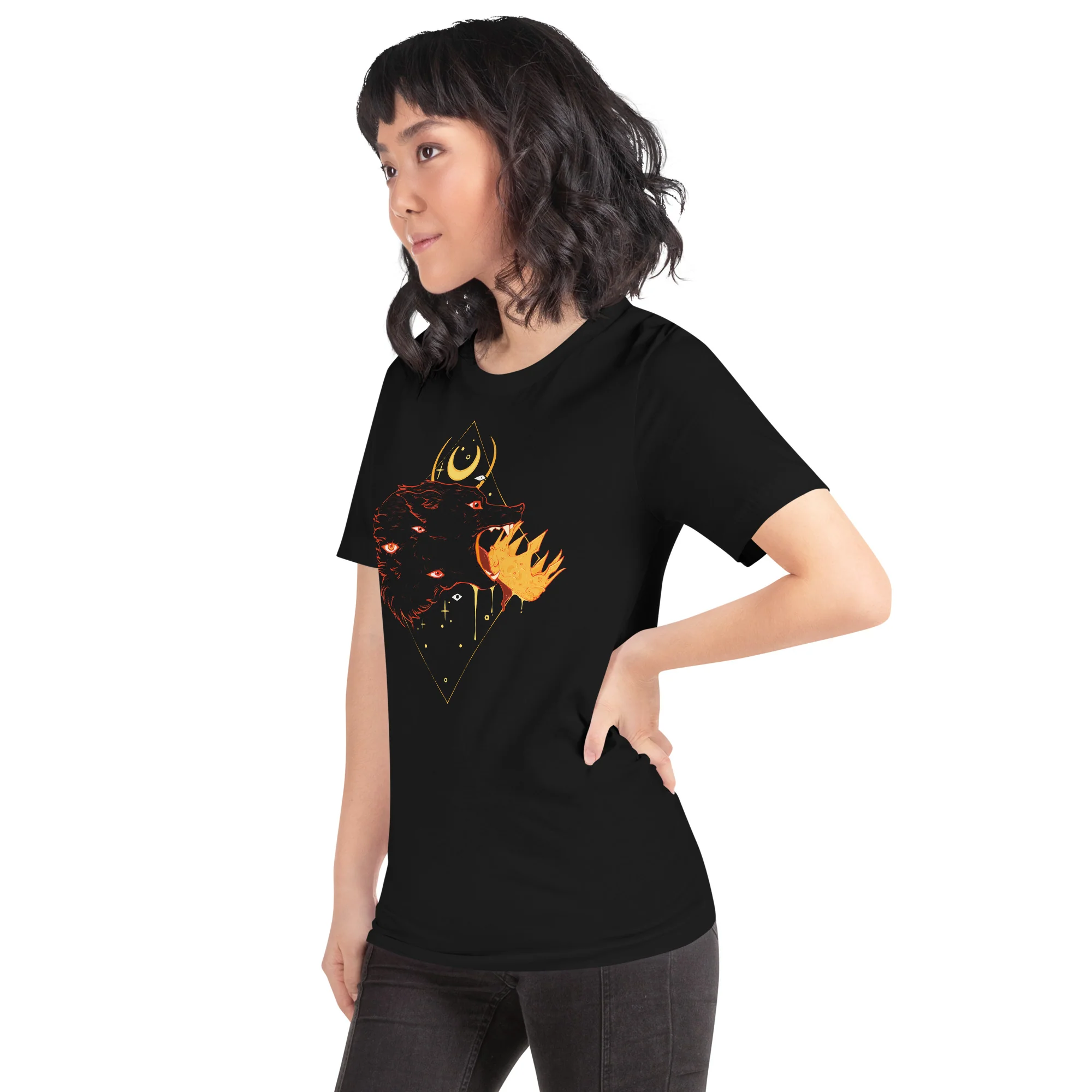 No Kings Wolf, No Text, Unisex T-Shirt - Image 3