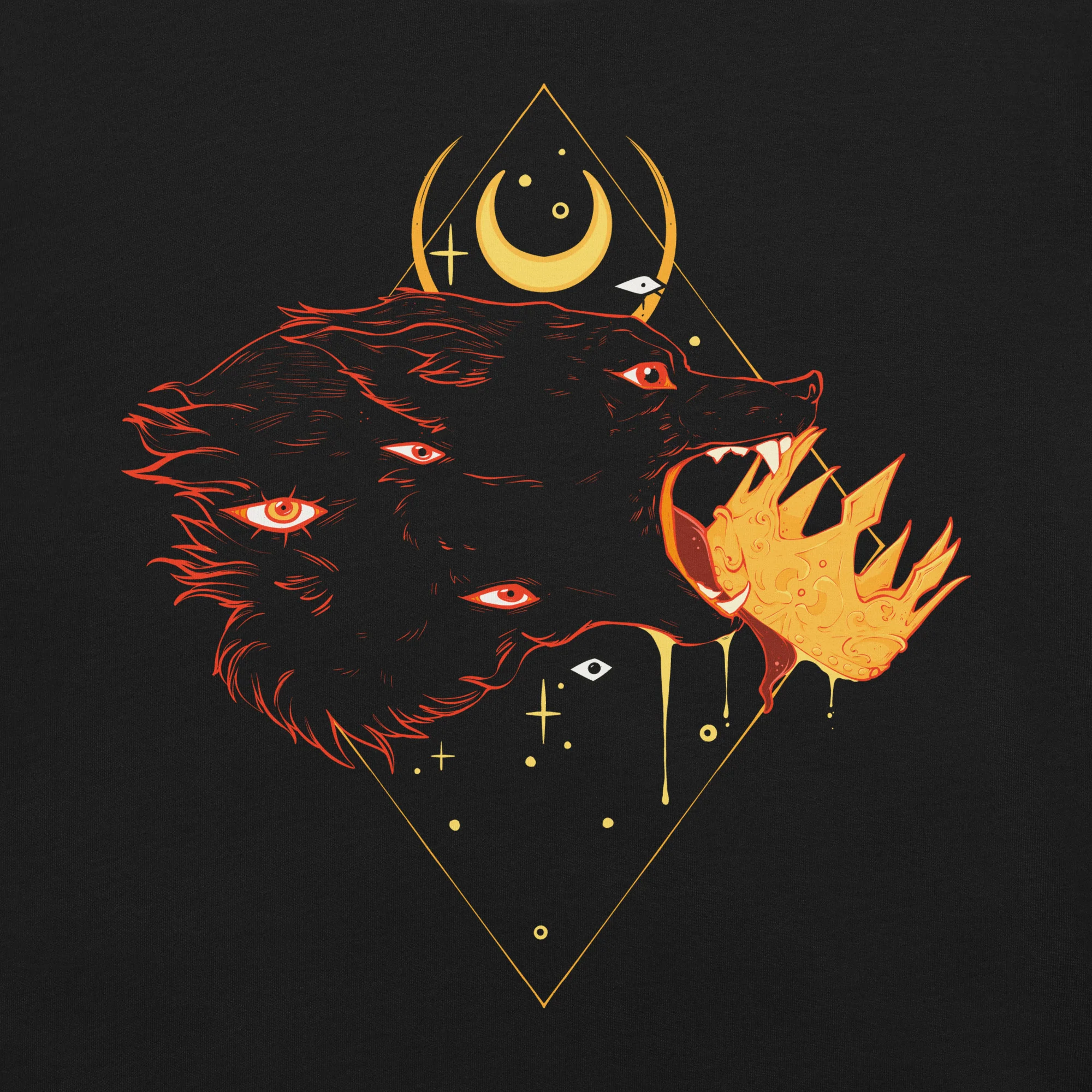 No Kings Wolf, No Text, Unisex T-Shirt - Image 5