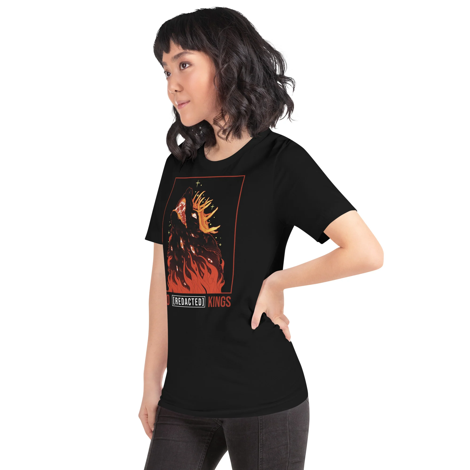 No Kings Wolf, Unisex T-Shirt - Image 3