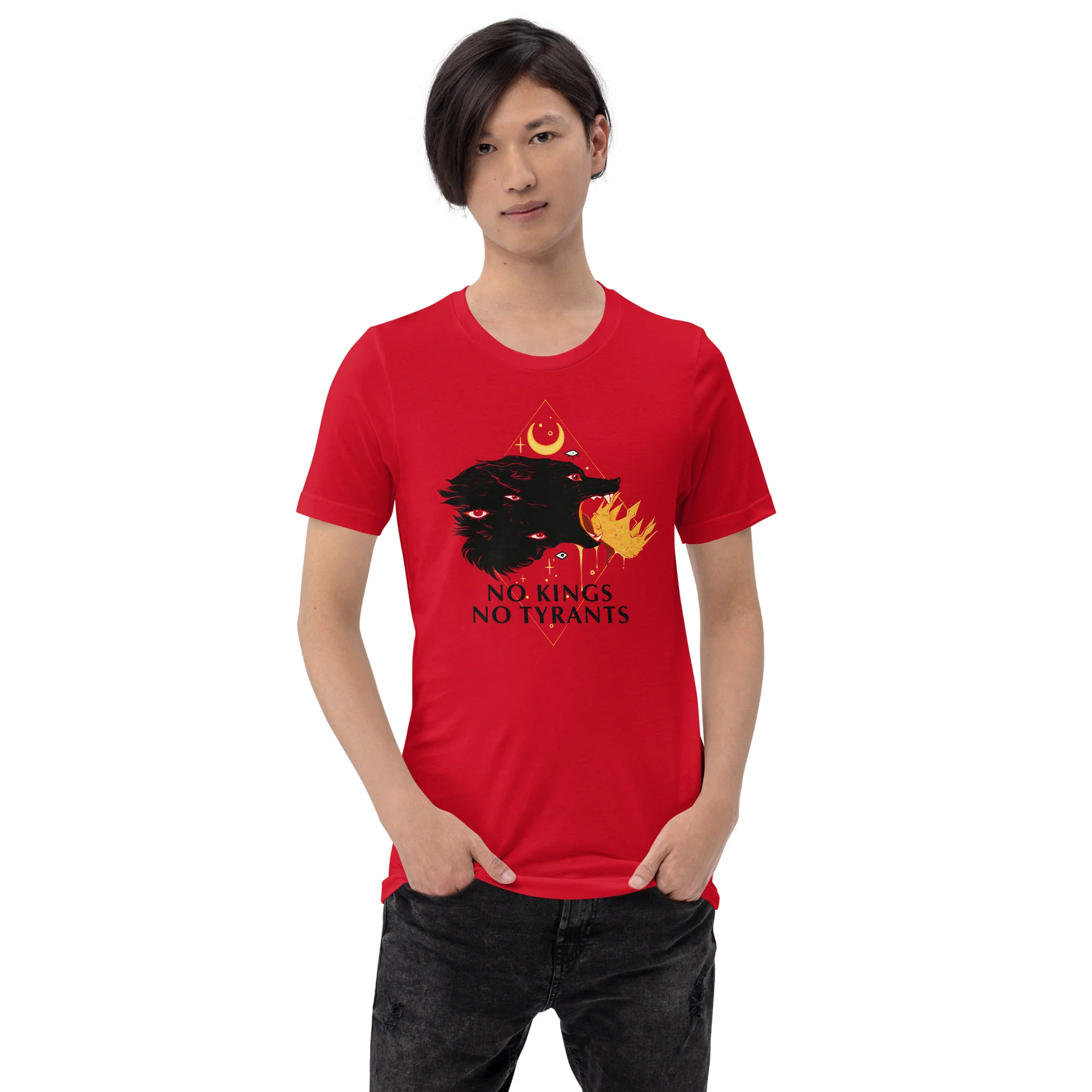 No Kings Wolf, Unisex T-Shirt - Image 5