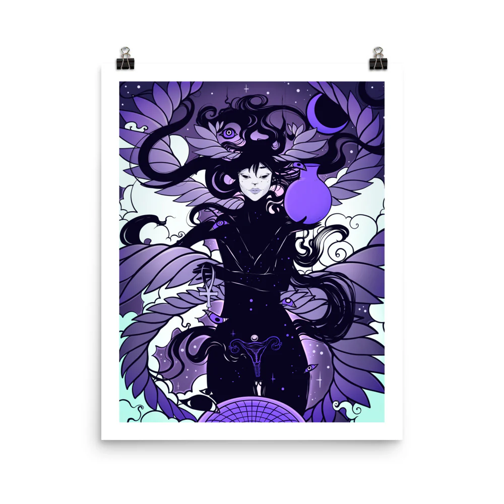 Nuit, Matte Art Print Poster - Image 3