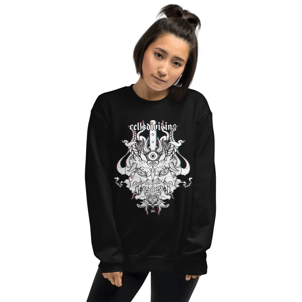 Oni Demon, Unisex Sweatshirt - Image 4