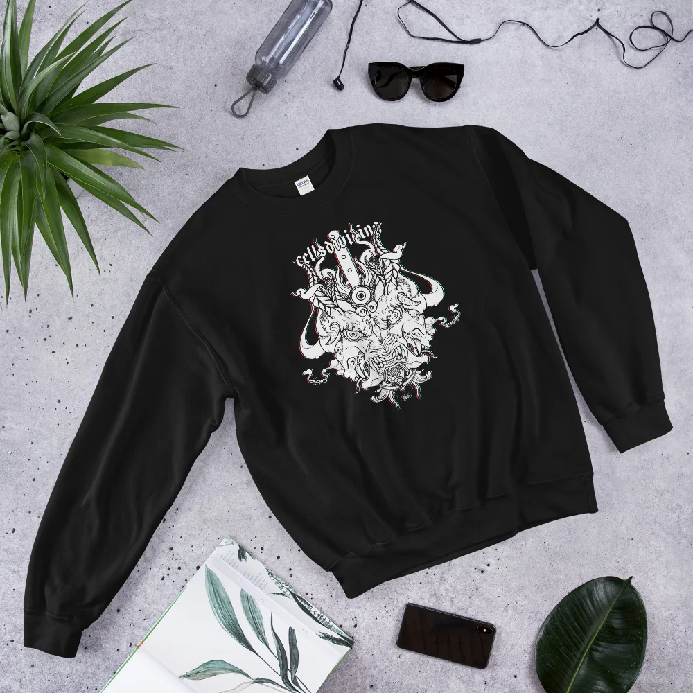 Oni Demon, Unisex Sweatshirt - Image 5