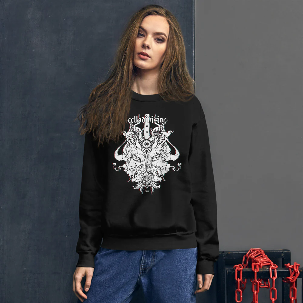 Oni Demon, Unisex Sweatshirt - Image 7