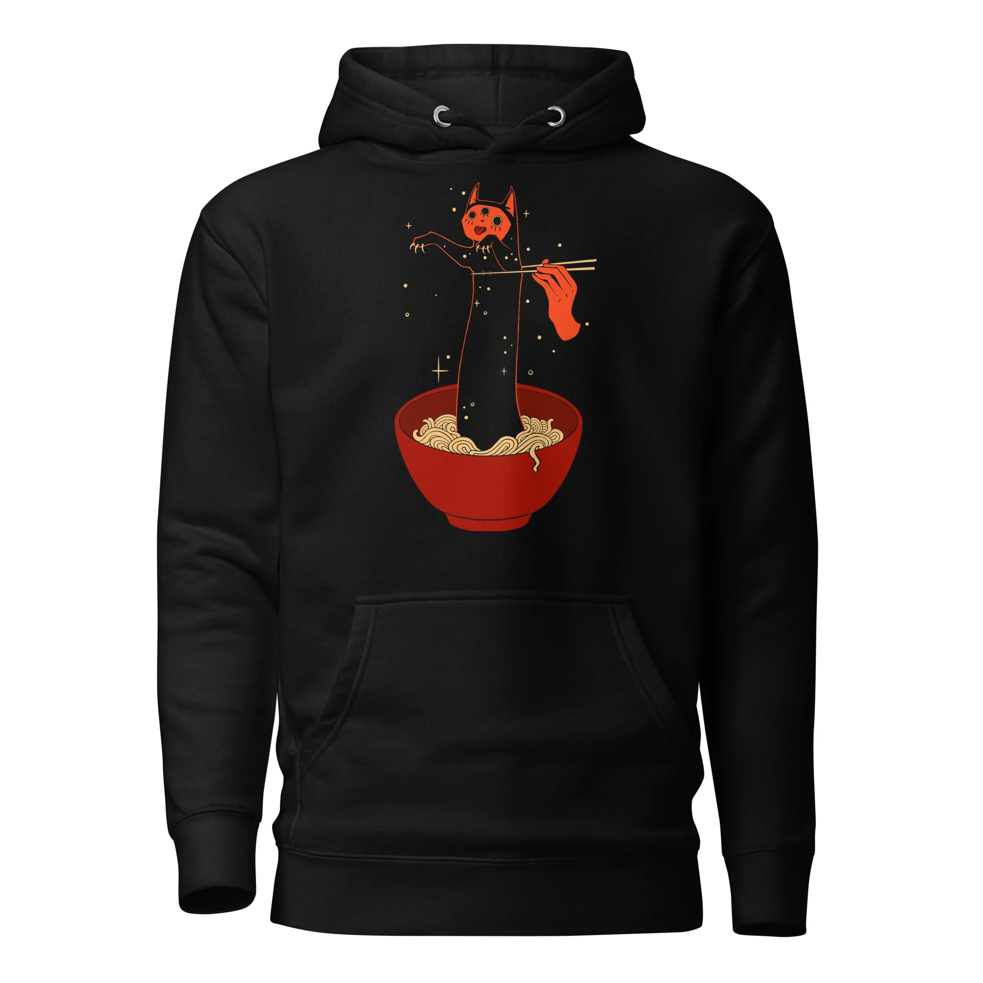 Orion Black Cat Ramen, Unisex Hoodie