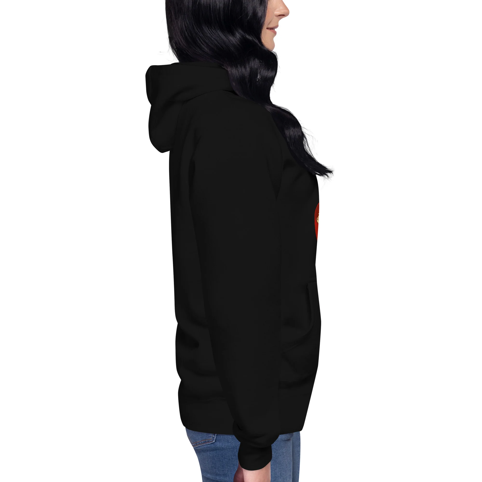 Orion Black Cat Ramen, Unisex Hoodie - Image 3