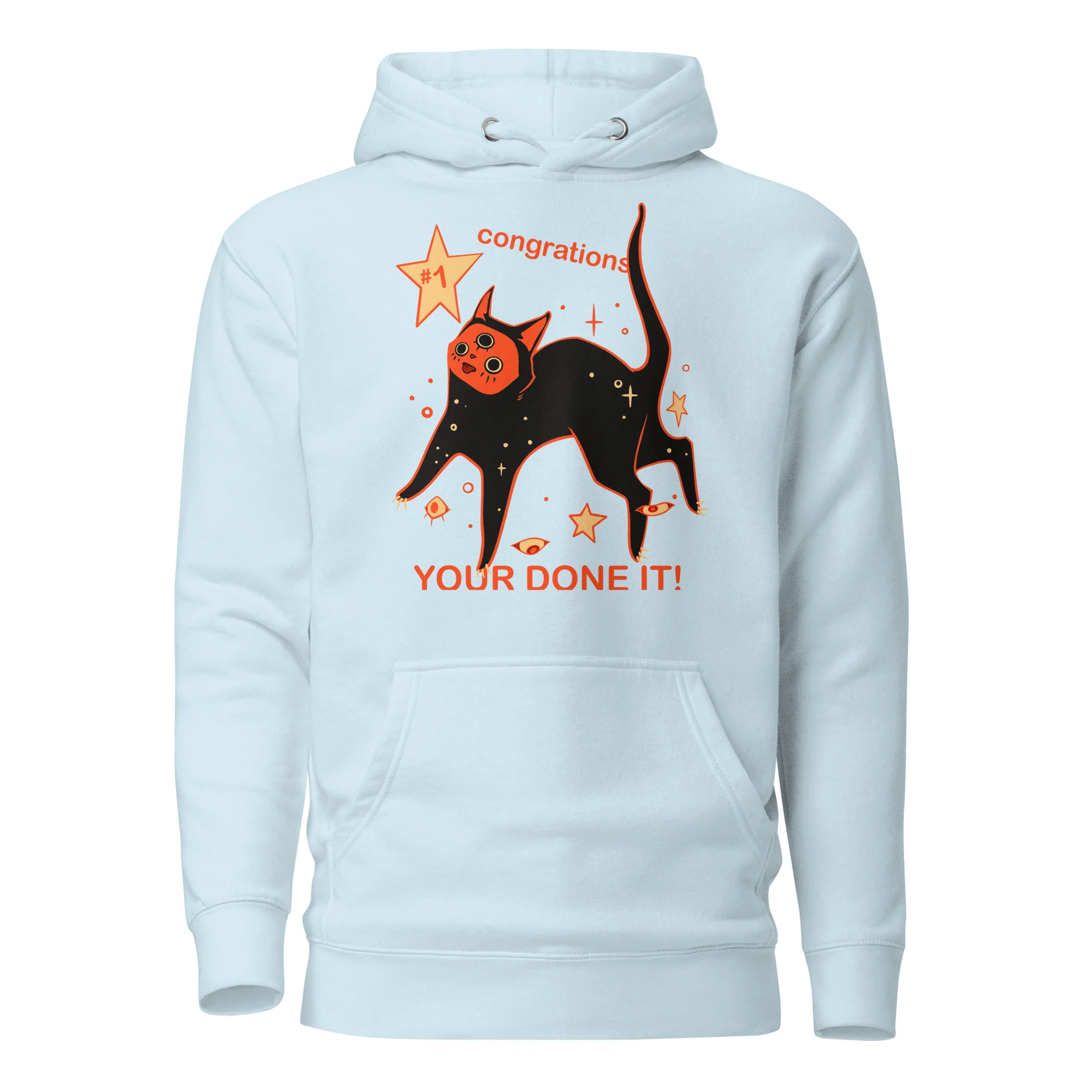 Orion The Black Cat Congrations, Unisex Hoodie