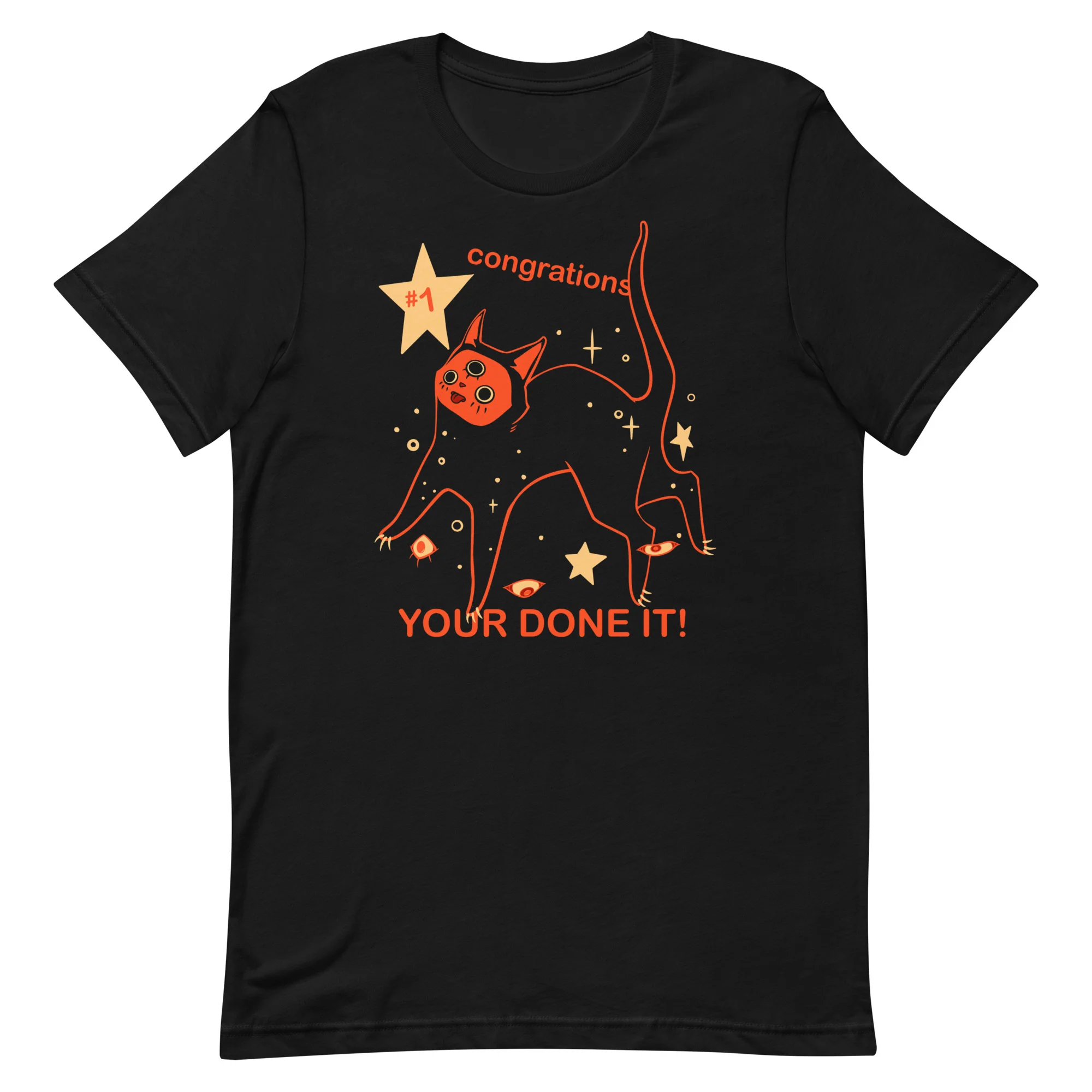 Orion The Black Cat Congrations, Unisex T-Shirt