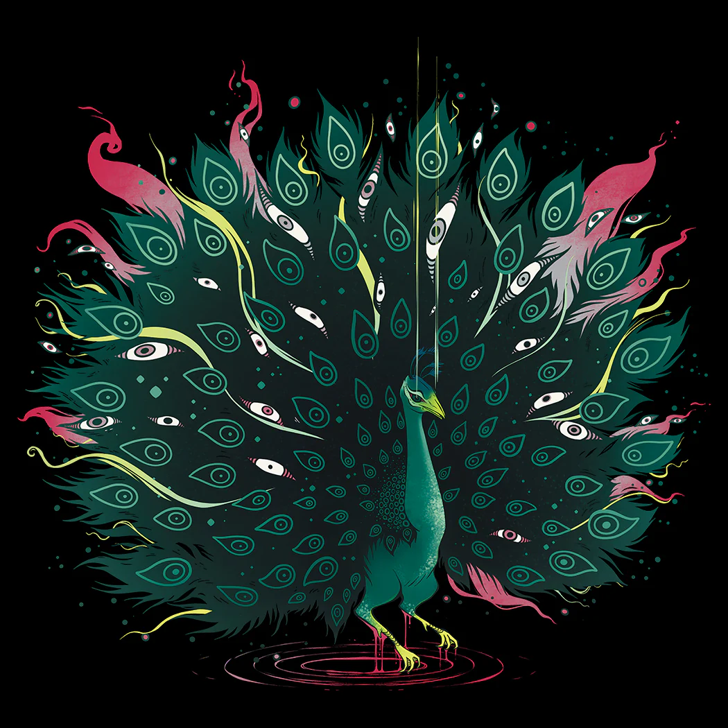 Peacock, Matte Art Print Poster