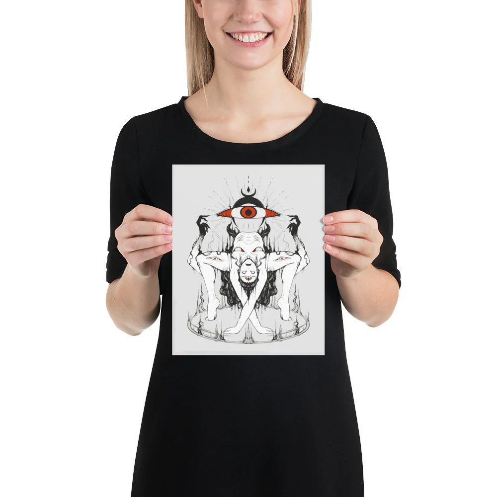 Portal, Matte Art Print Poster - Image 3