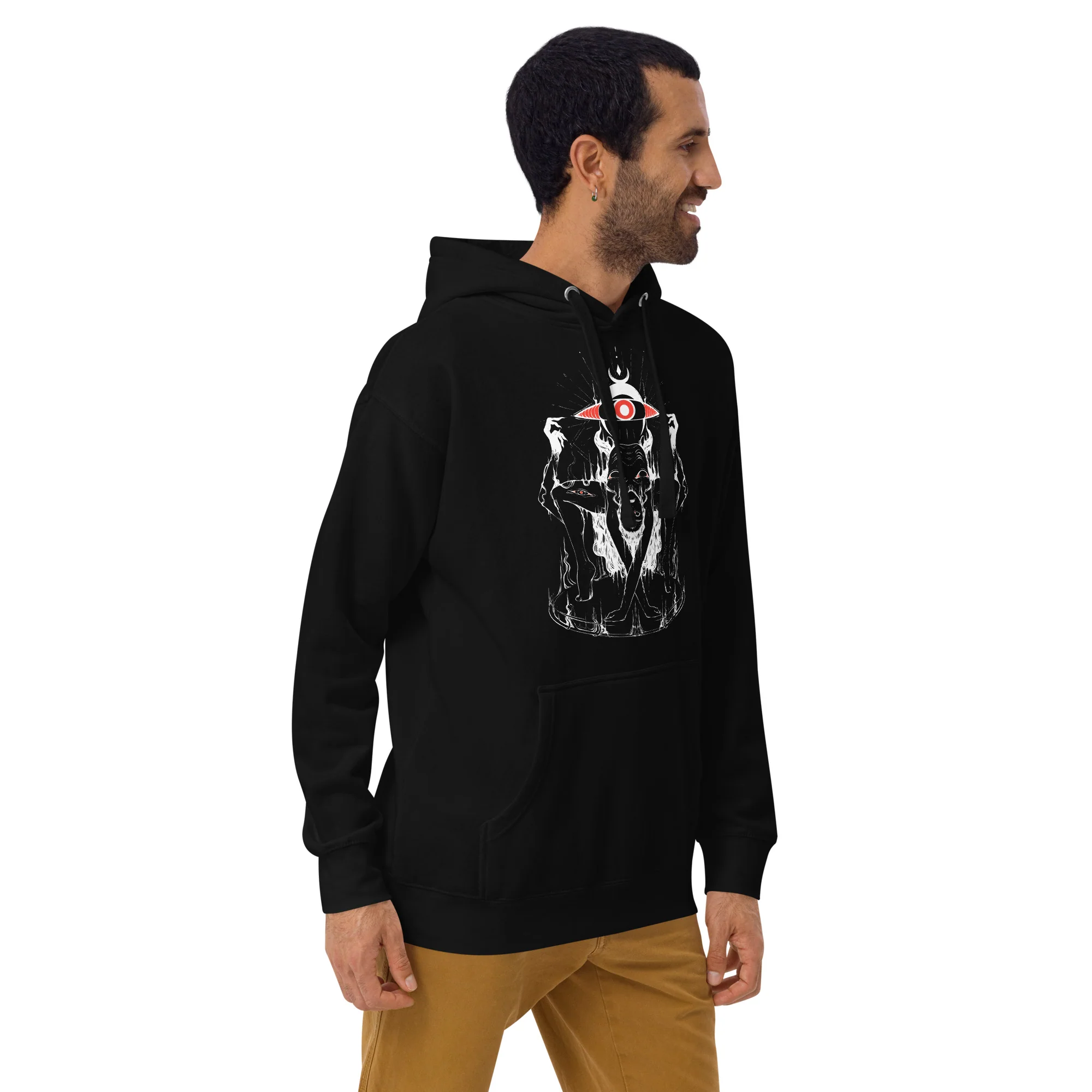 Portal Monster, Unisex Hoodie - Image 4