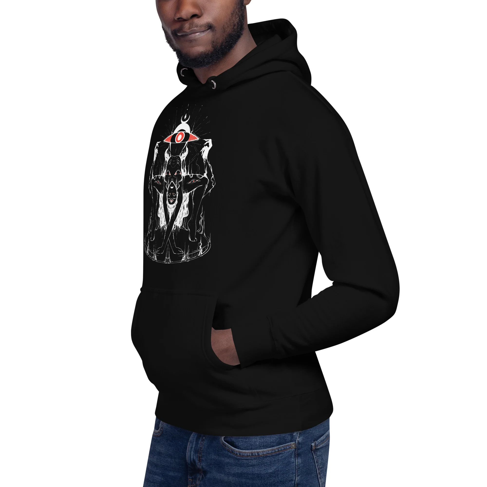Portal Monster, Unisex Hoodie - Image 5
