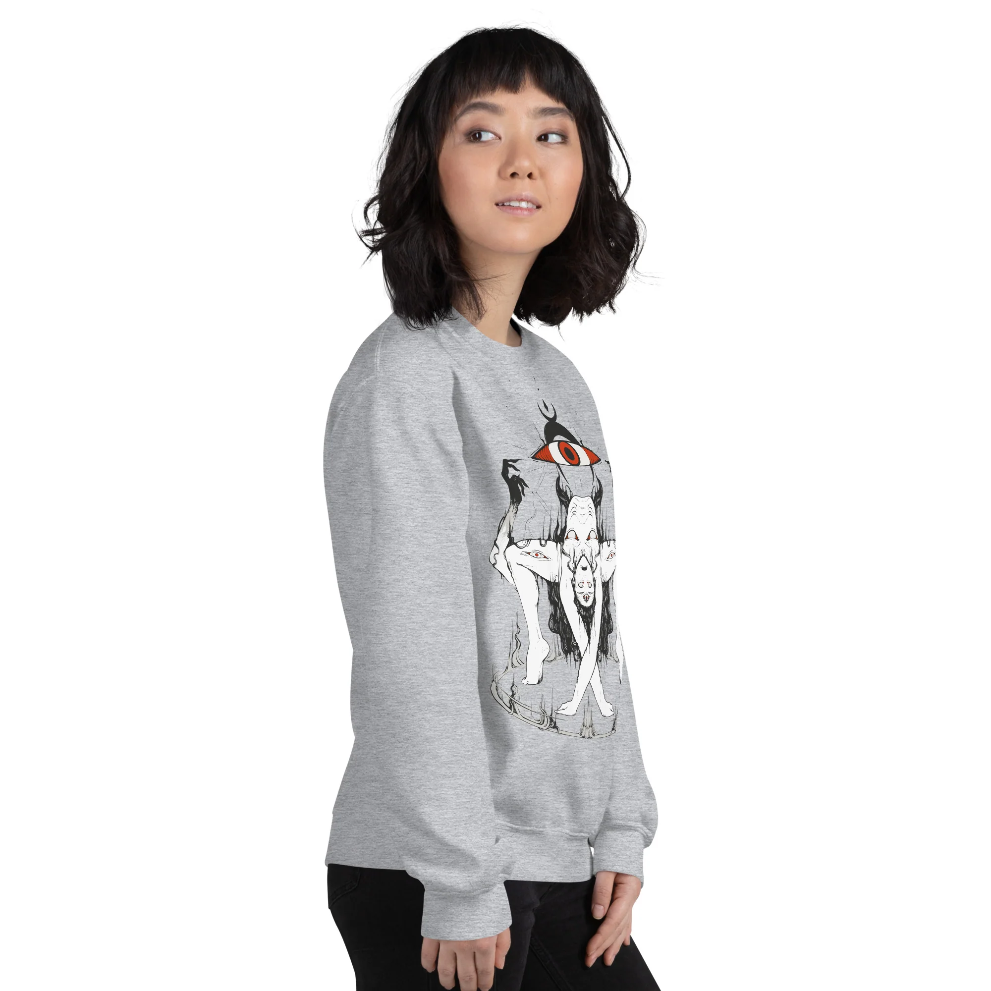 Portal Monster, Unisex Sweatshirt - Image 3
