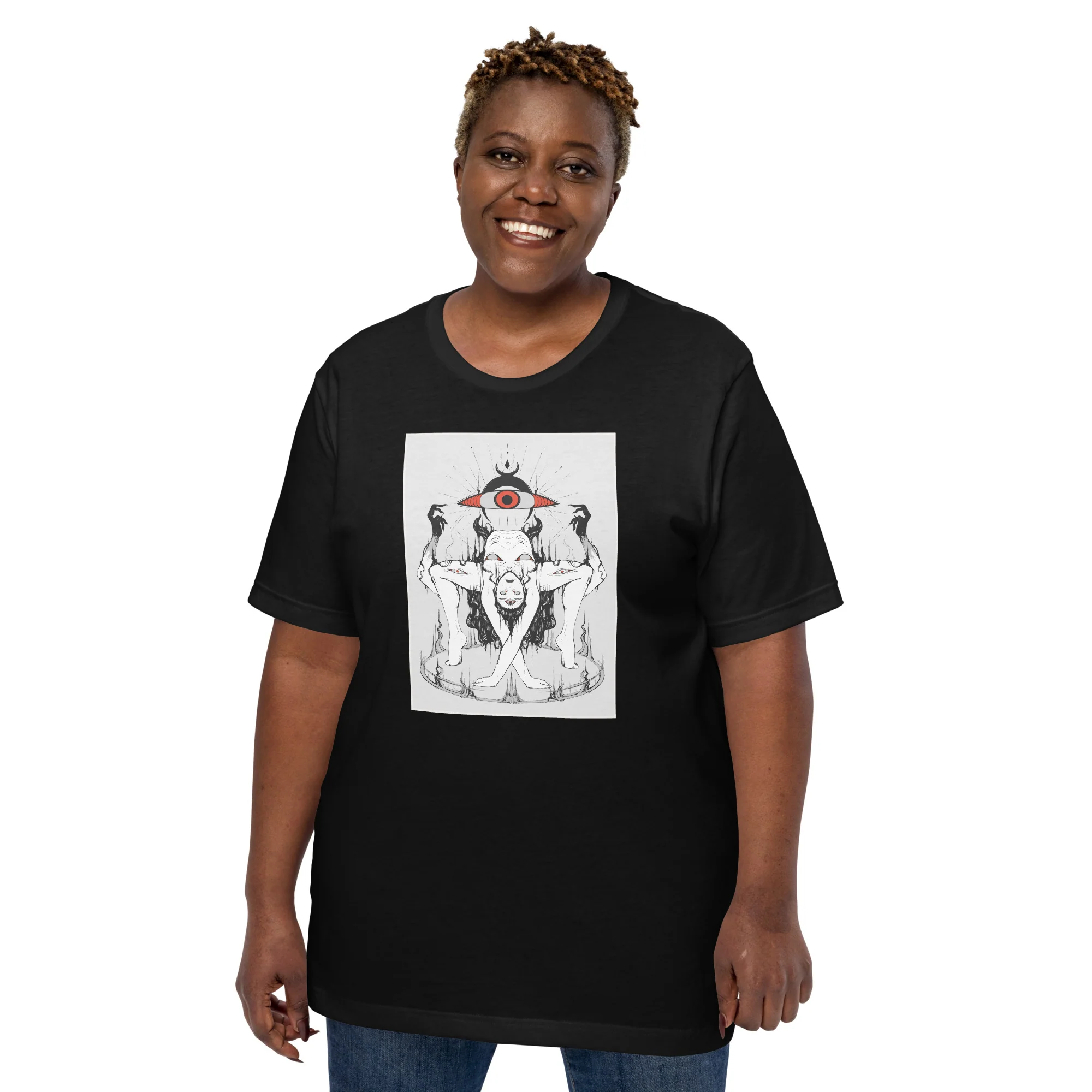 Portal Monster, Unisex T-Shirt - Image 3