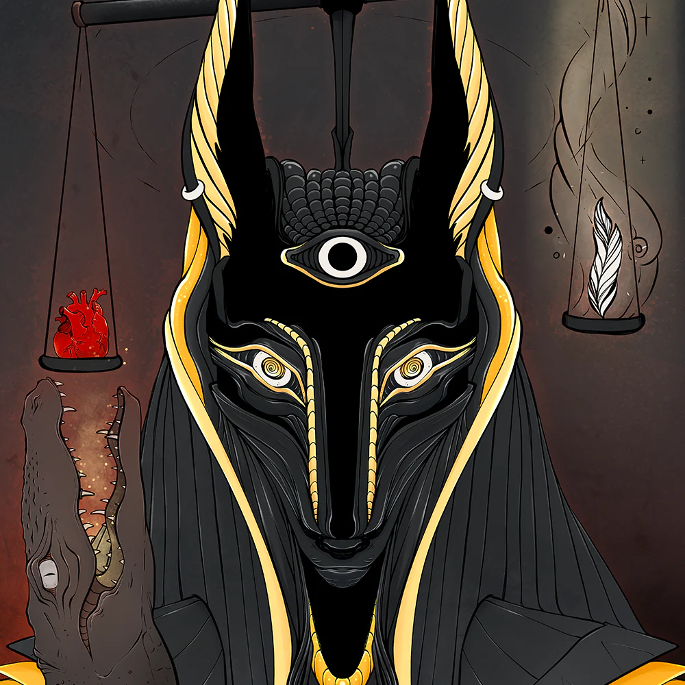 Anubis, Matte Art Print Poster