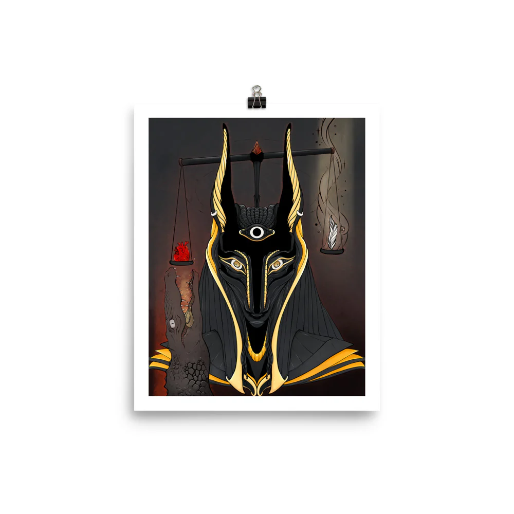 Anubis, Matte Art Print Poster - Image 2