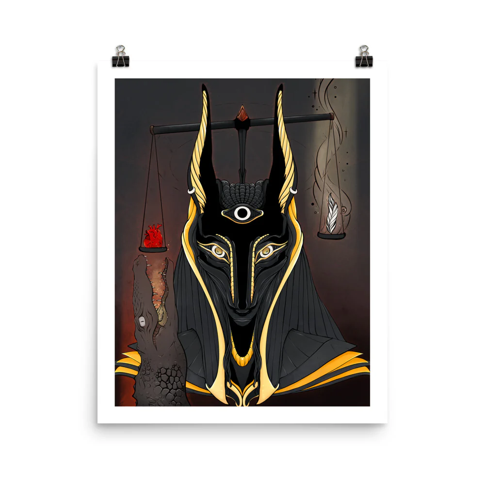 Anubis, Matte Art Print Poster - Image 3