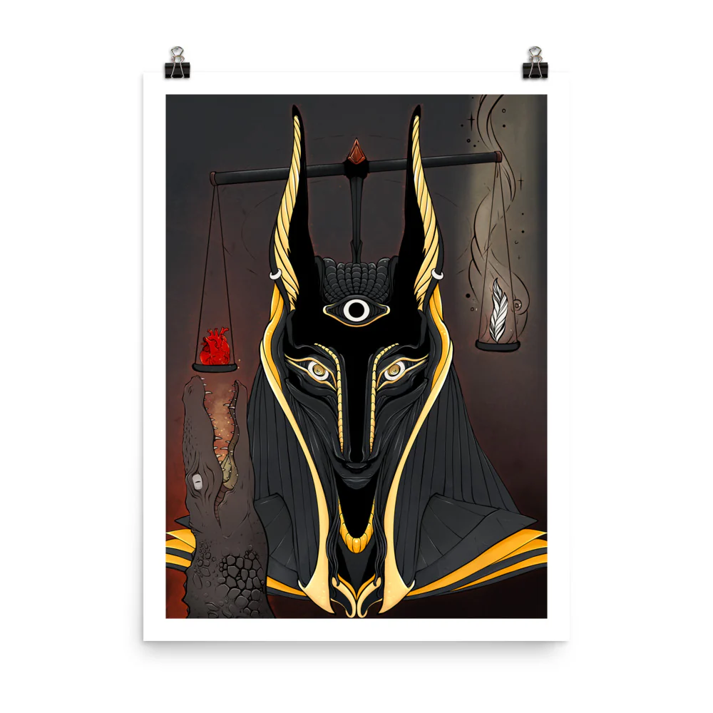 Anubis, Matte Art Print Poster - Image 4