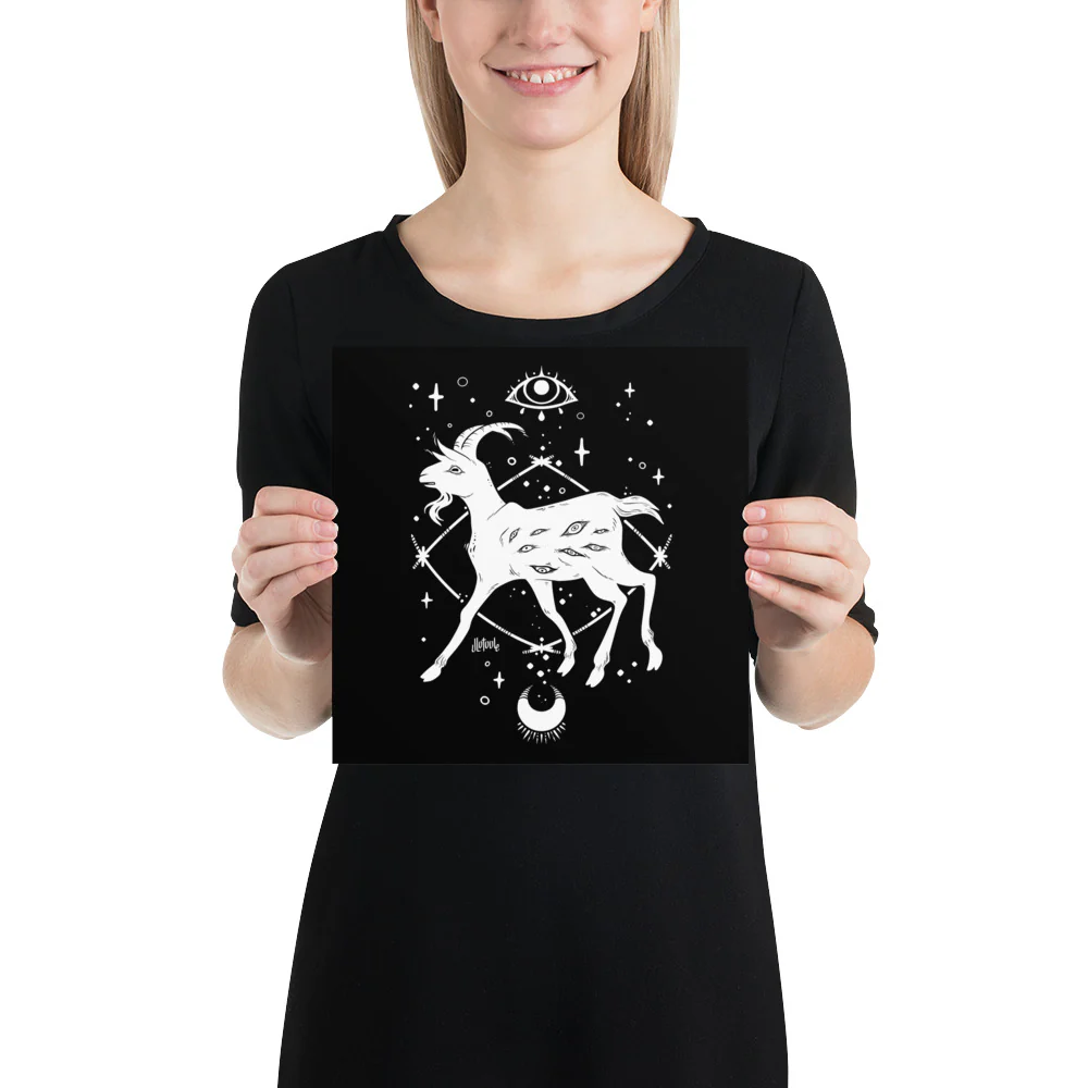 Goat, Matte Art Print Poster - Image 3