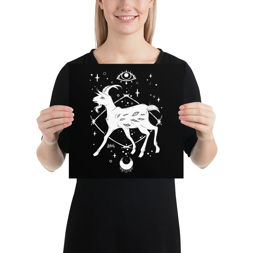 Goat, Matte Art Print Poster - Image 4