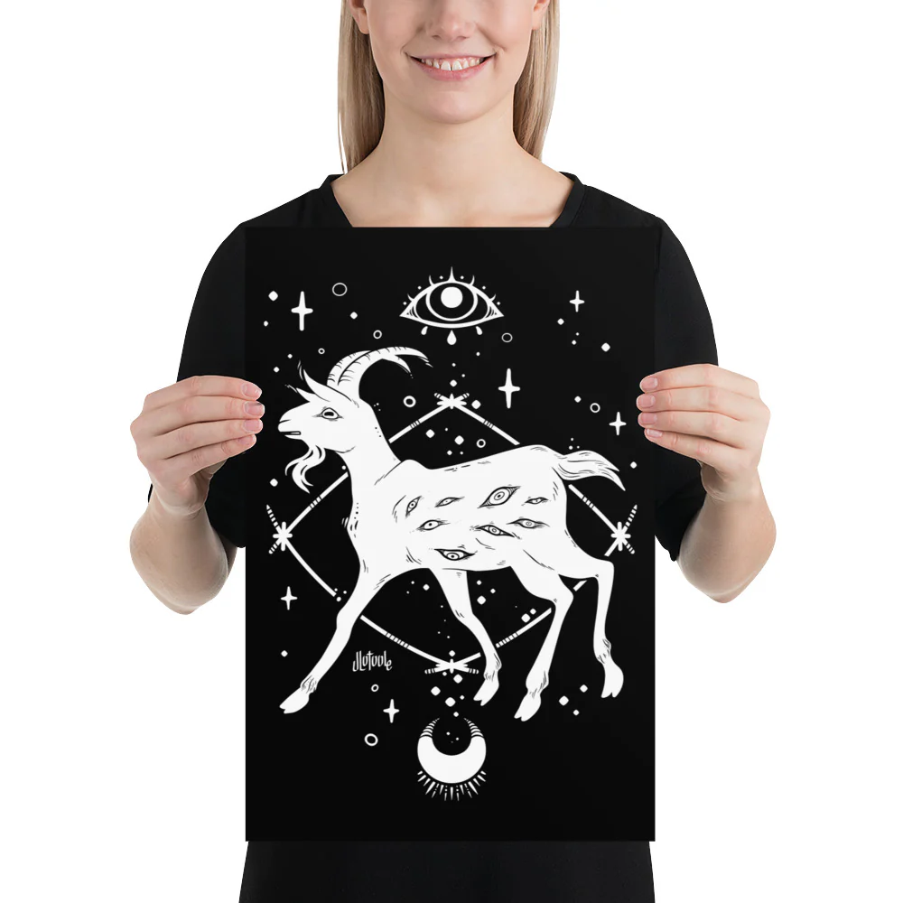 Goat, Matte Art Print Poster - Image 5