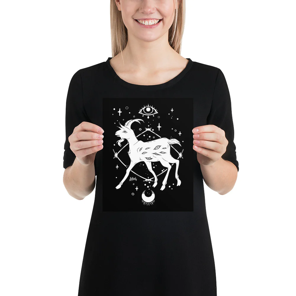 Goat, Matte Art Print Poster - Image 6