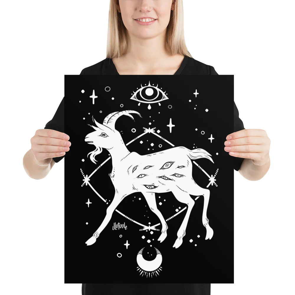 Goat, Matte Art Print Poster - Image 7