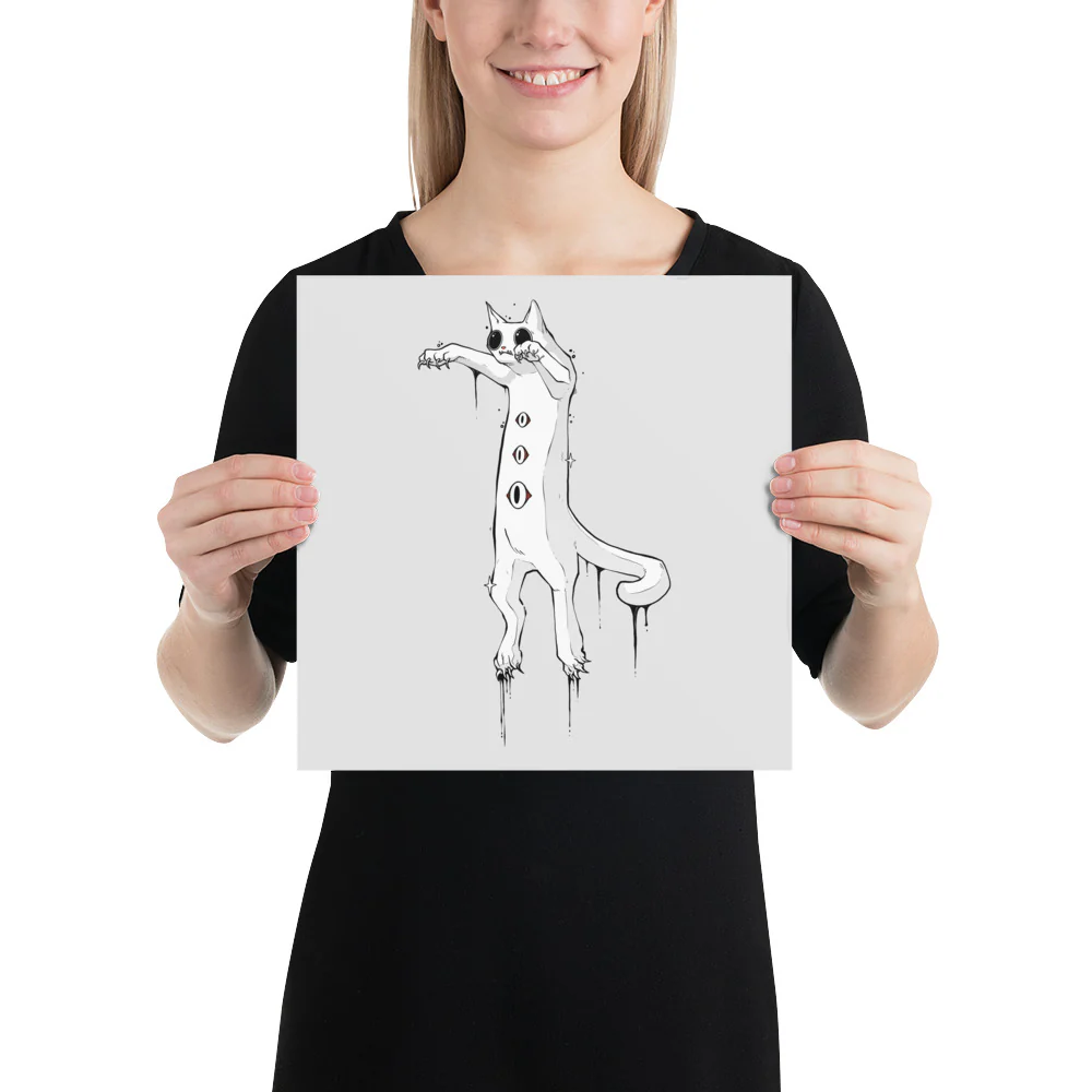 Cat, Matte Art Print Poster - Image 4