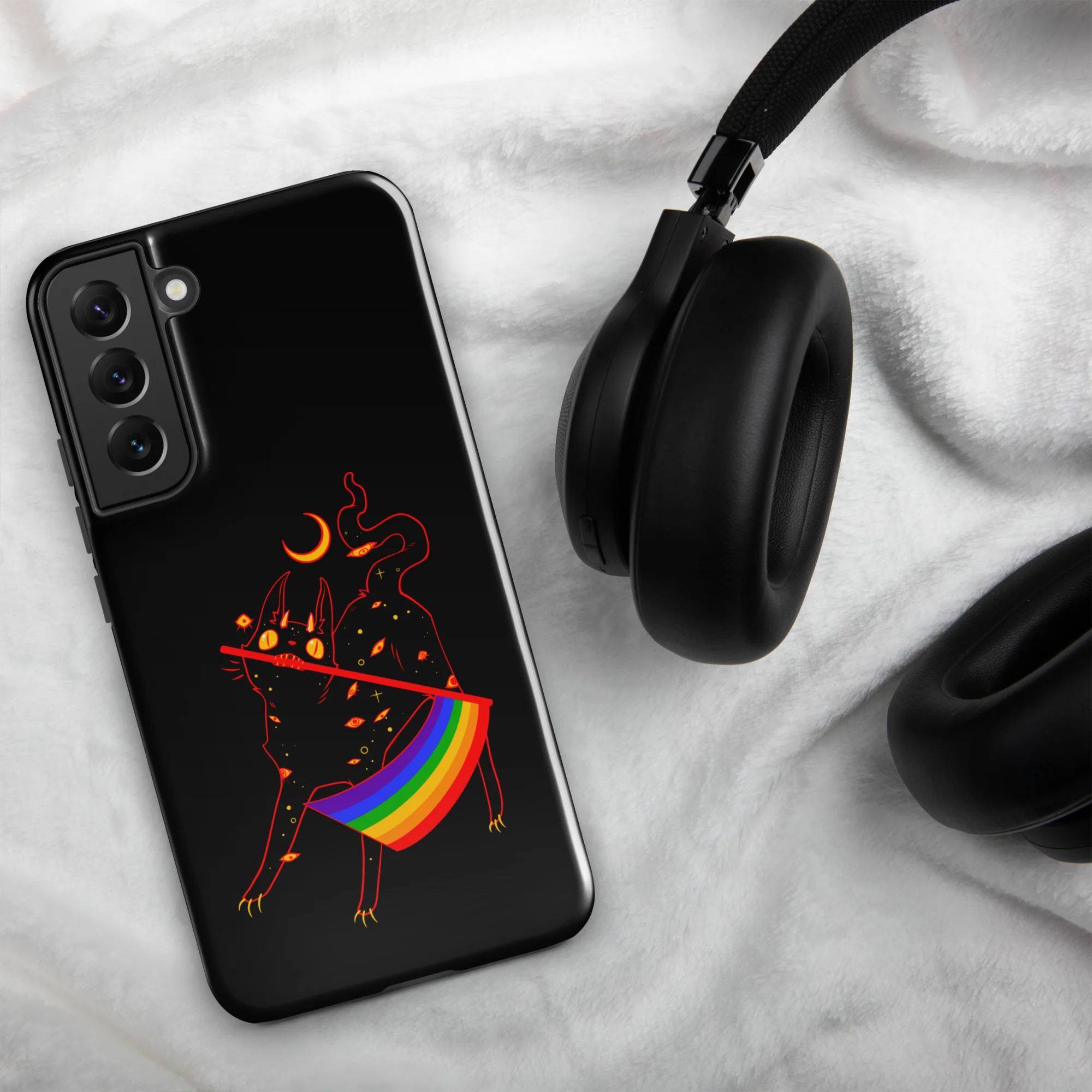 Pride Flag Cat, Tough case for Samsung® - Image 5
