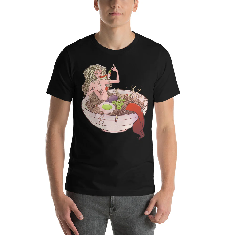 Ramen Girl, Unisex T-Shirt - Image 2