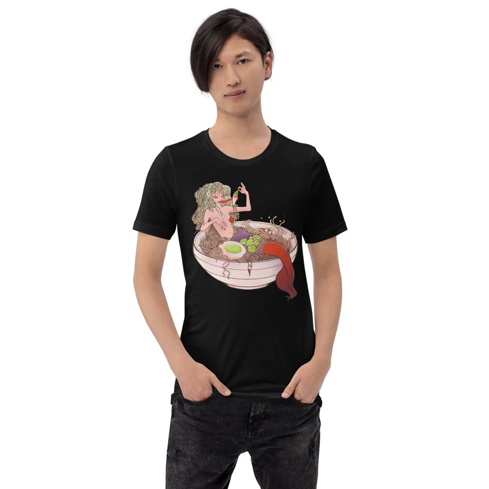 Ramen Girl, Unisex T-Shirt - Image 3