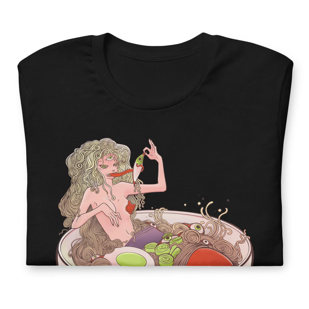 Ramen Girl, Unisex T-Shirt - Image 4