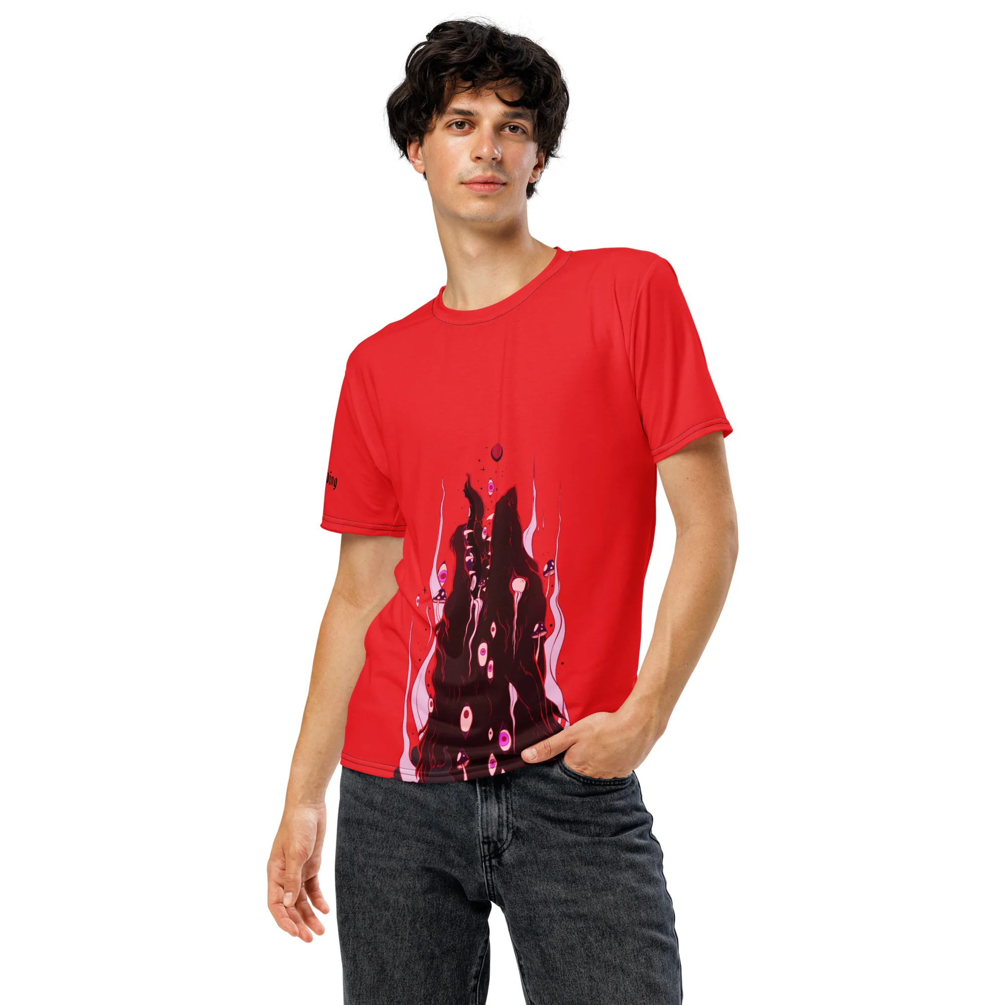 Rising Wolf, Men's Sublimation T-Shirt - Image 3
