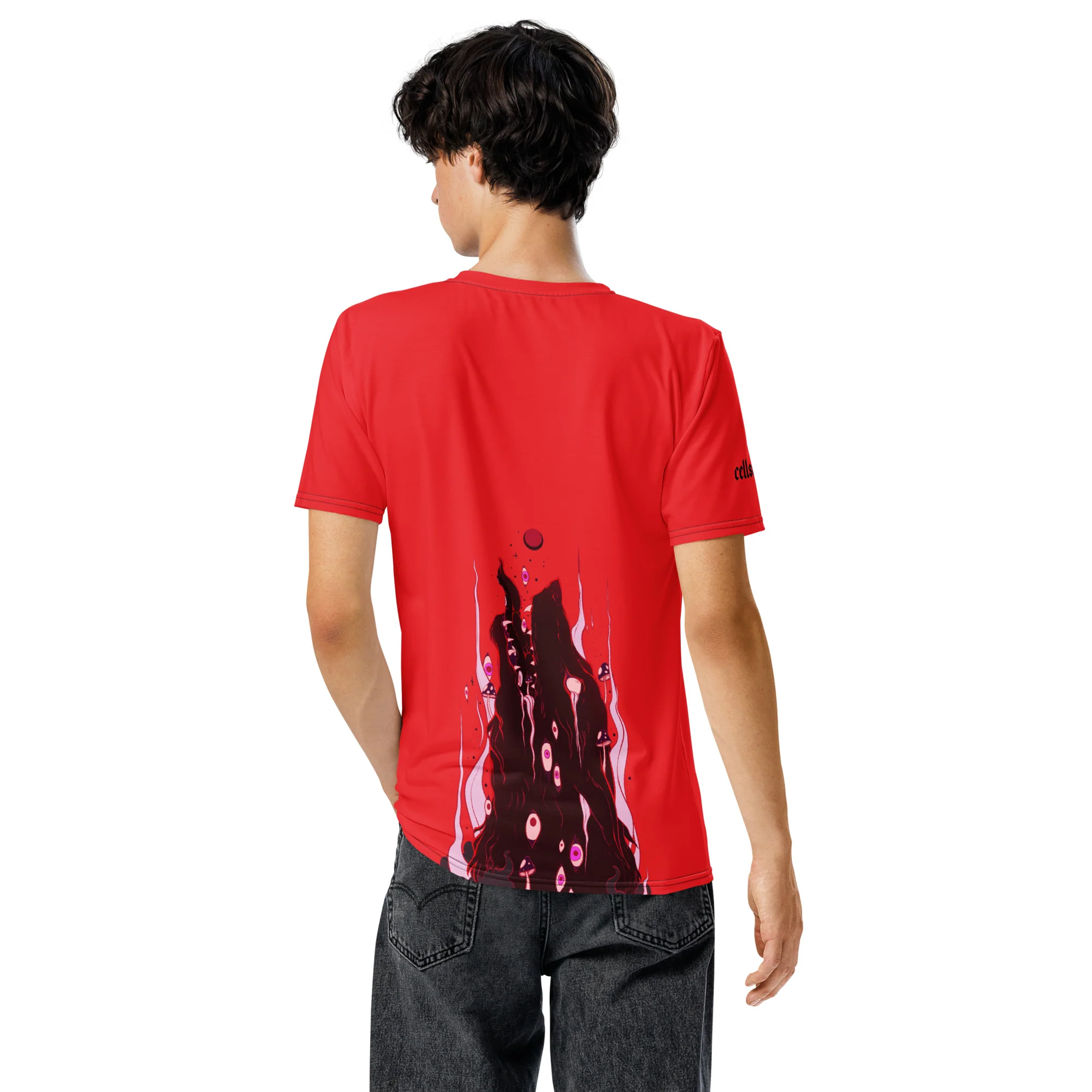 Rising Wolf, Men's Sublimation T-Shirt - Image 4