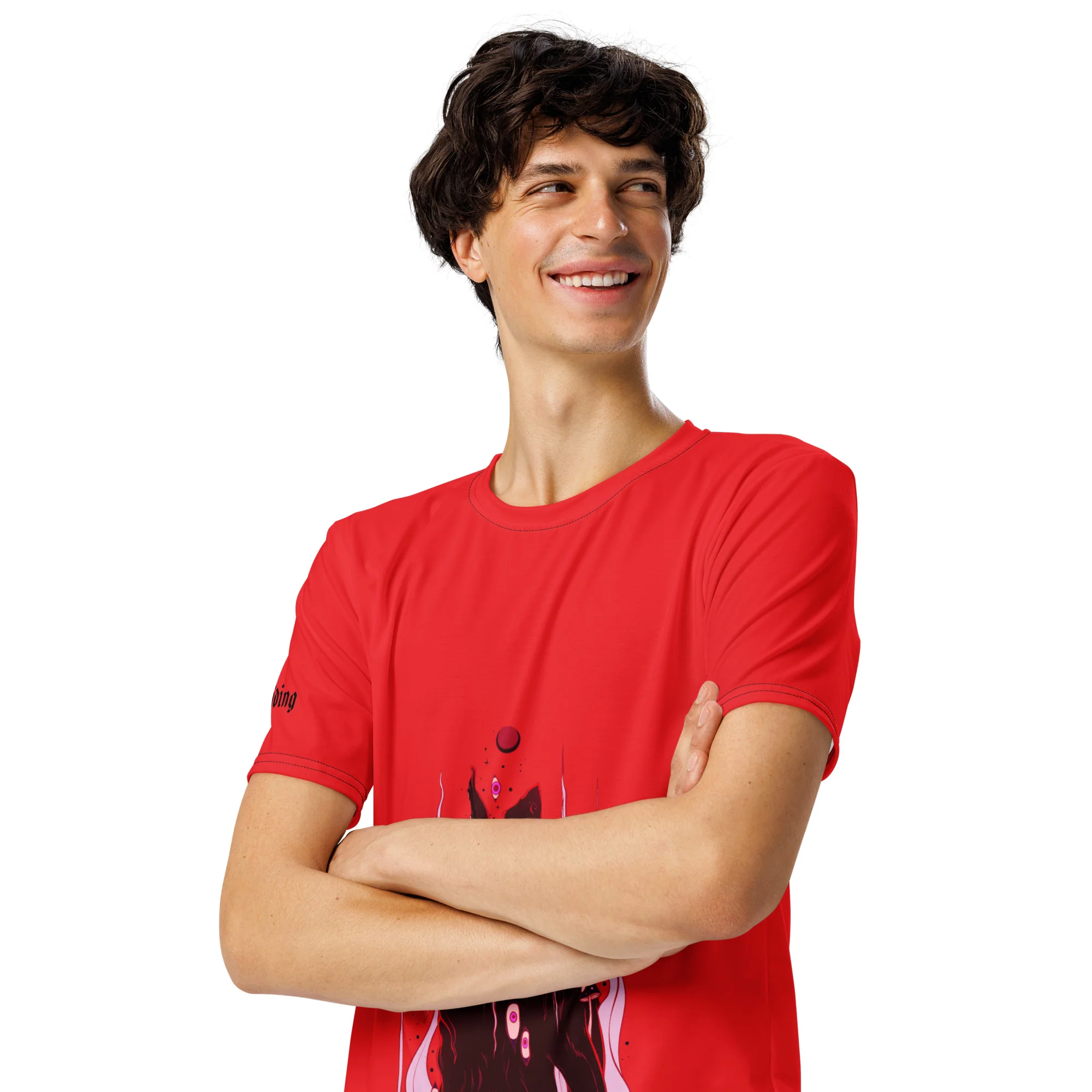 Rising Wolf, Men's Sublimation T-Shirt - Image 5