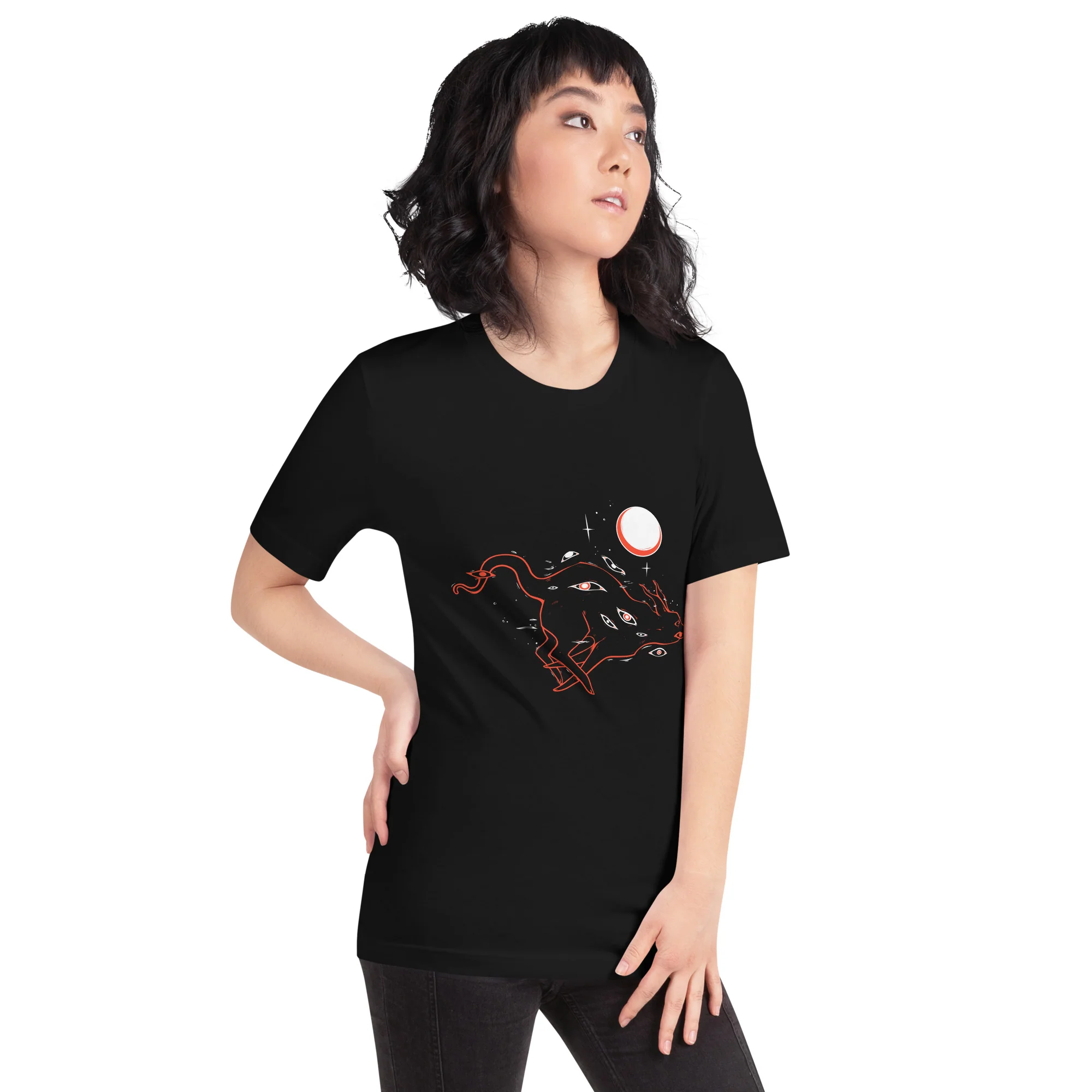Running Cat, Unisex T-Shirt - Image 3