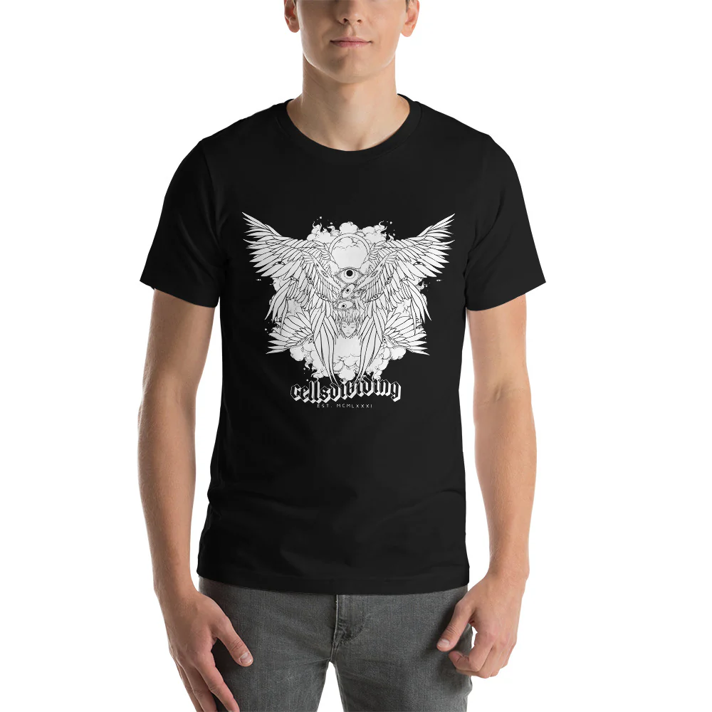 Seraph Angel, Unisex T-Shirt, Black - Image 2