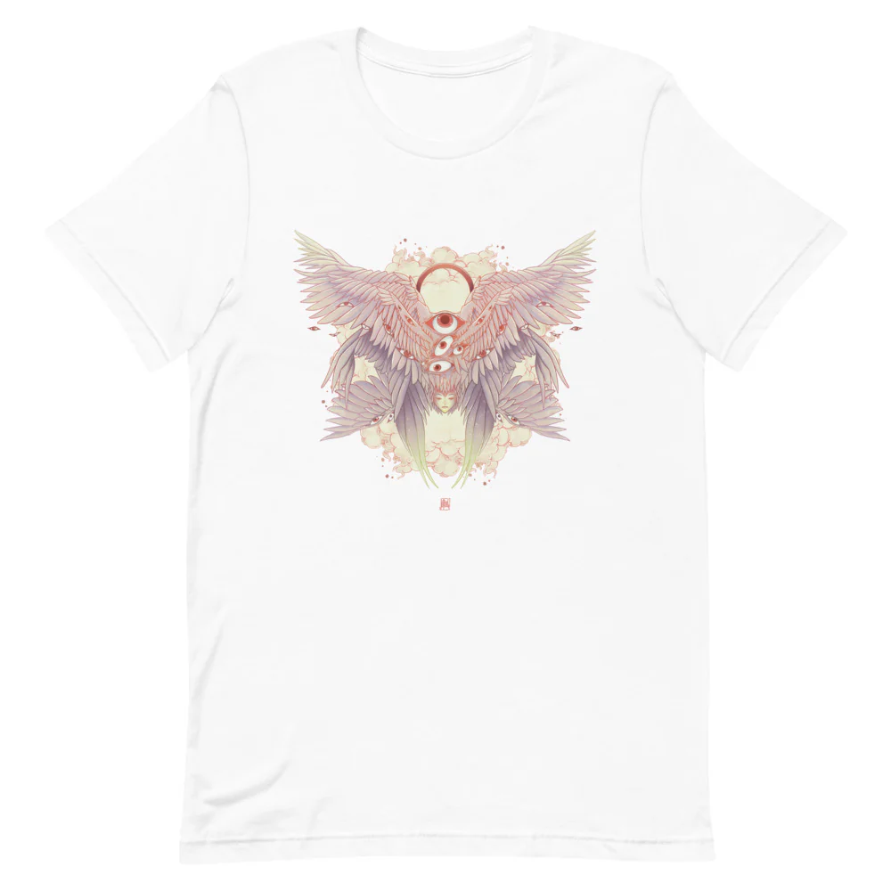 Seraph Angel, Unisex T-Shirt, White Or Silver