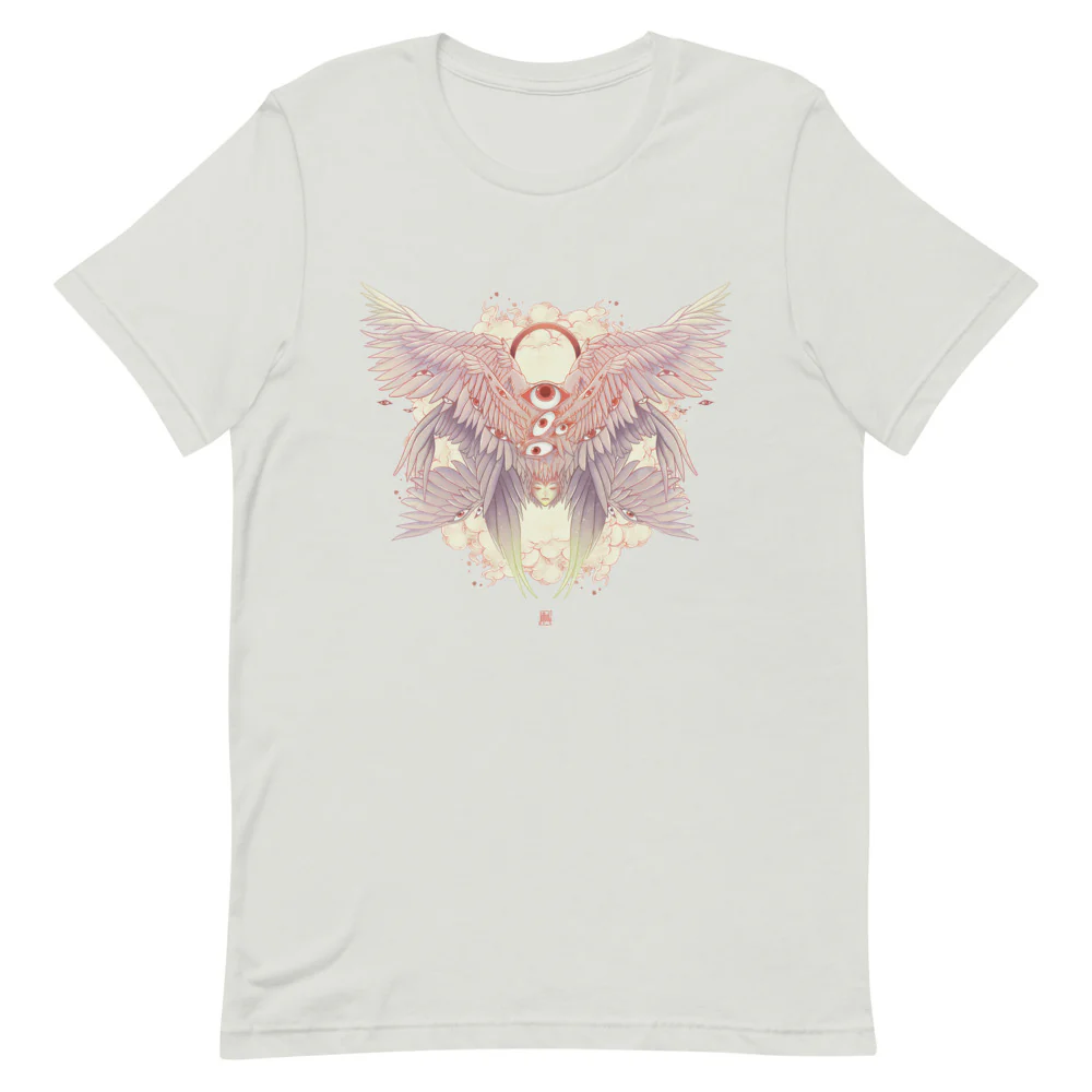 Seraph Angel, Unisex T-Shirt, White Or Silver - Image 5