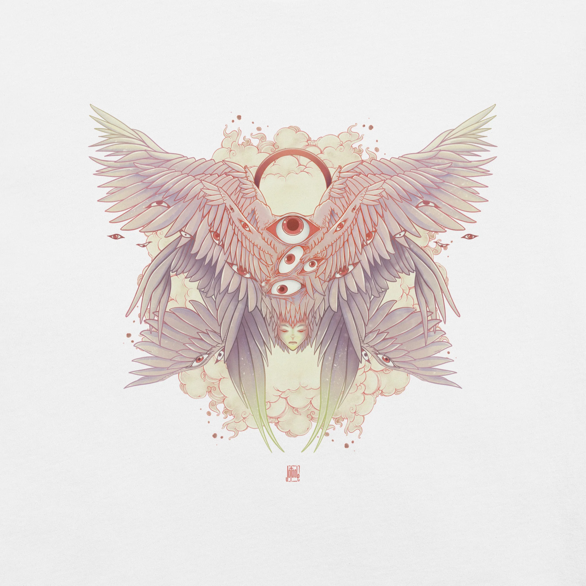 Seraph Angel, Unisex T-Shirt, White Or Silver - Image 6