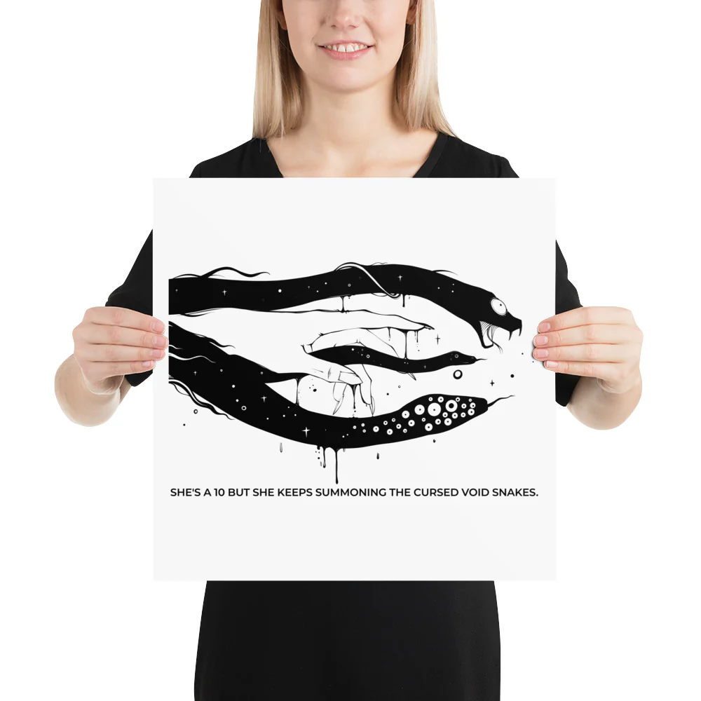 She's A 10 Meme, Matte Art Print Poster - Image 10