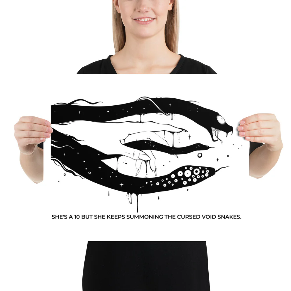 She's A 10 Meme, Matte Art Print Poster - Image 11