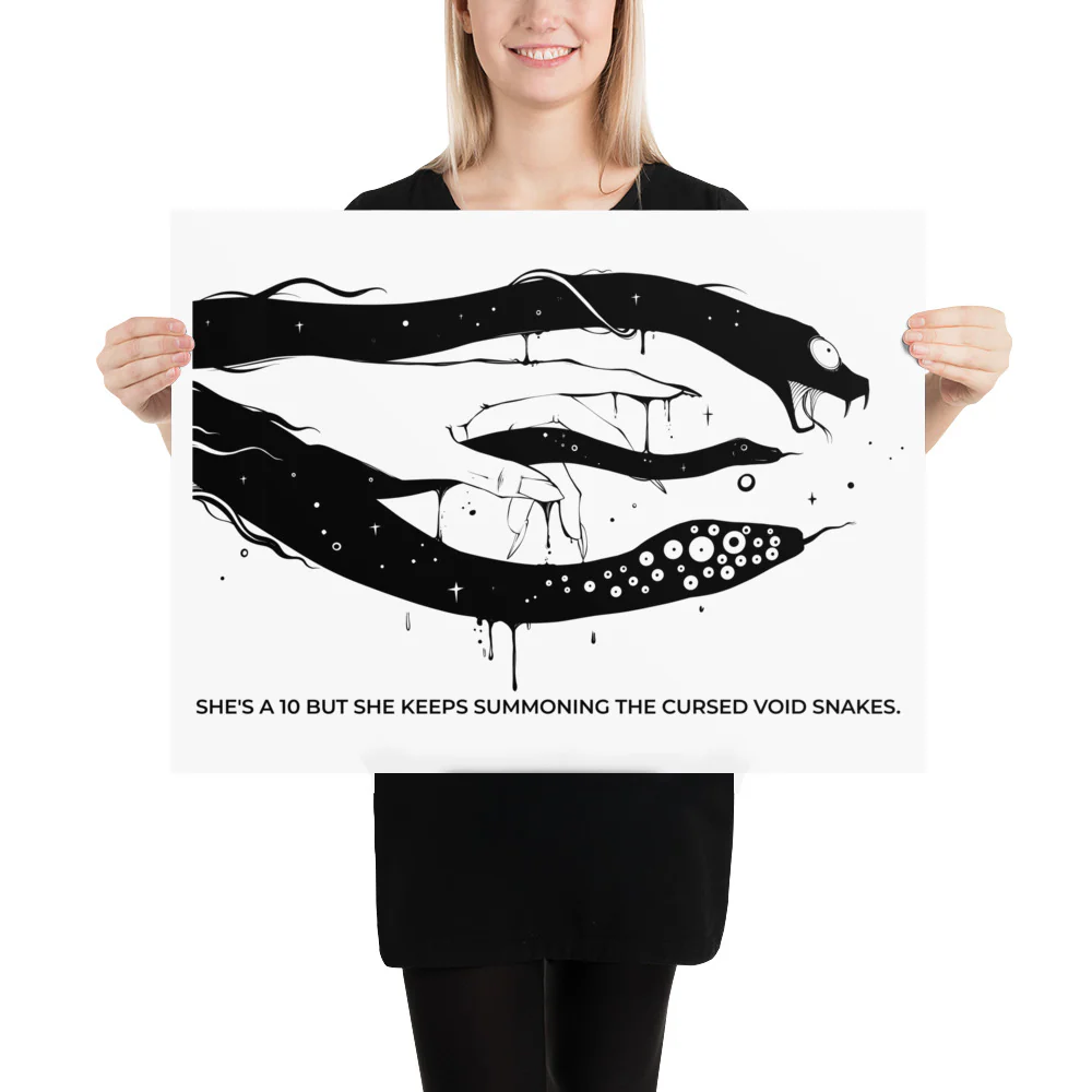 She's A 10 Meme, Matte Art Print Poster - Image 12