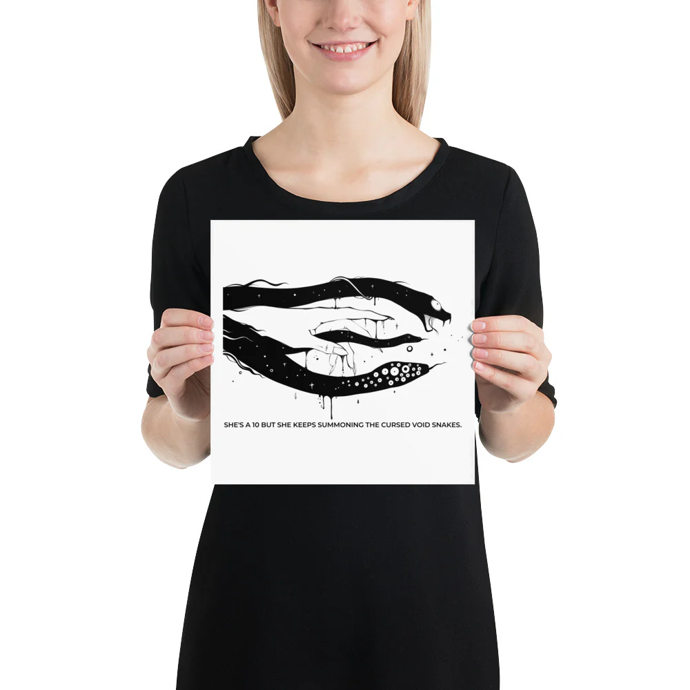 She's A 10 Meme, Matte Art Print Poster - Image 3