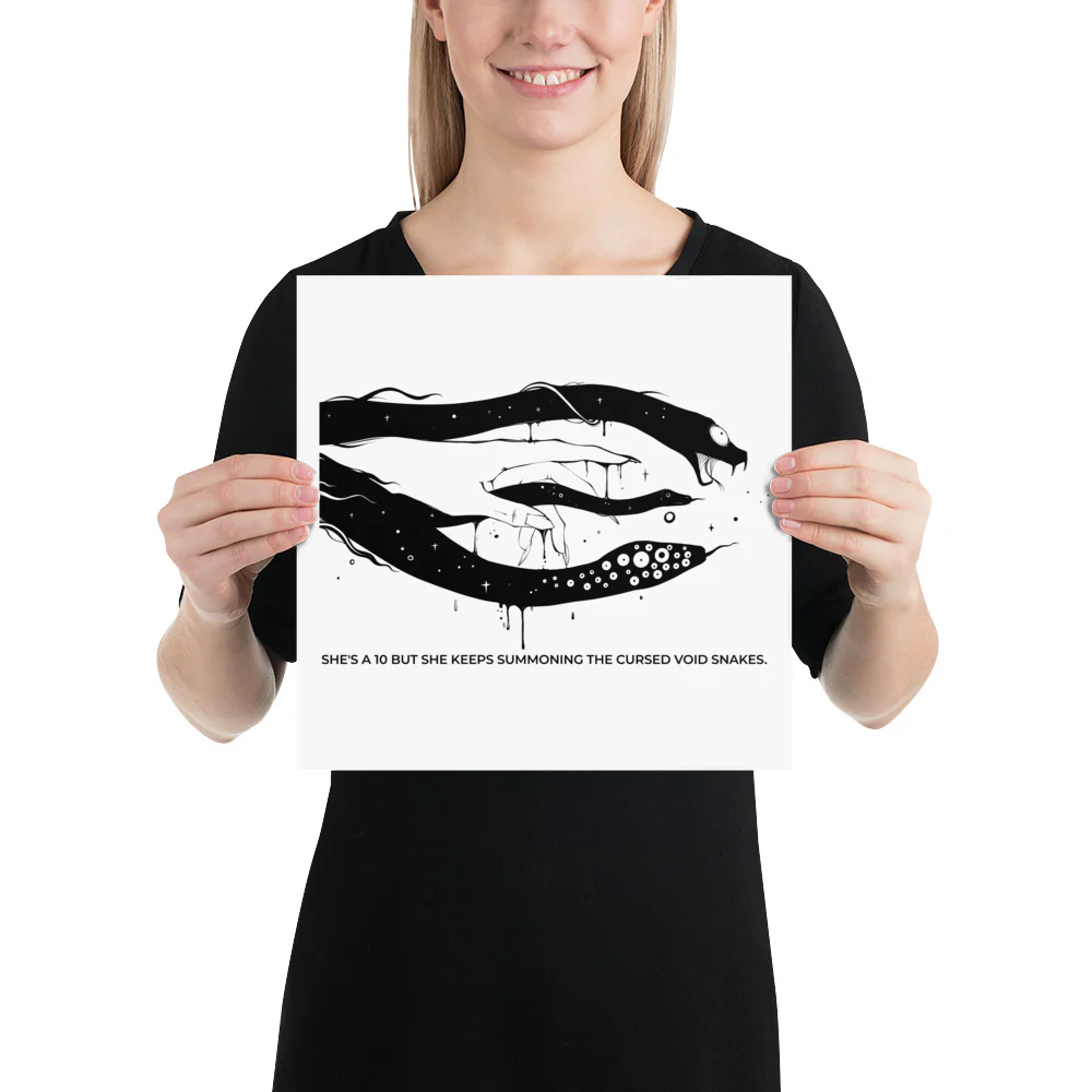 She's A 10 Meme, Matte Art Print Poster - Image 4
