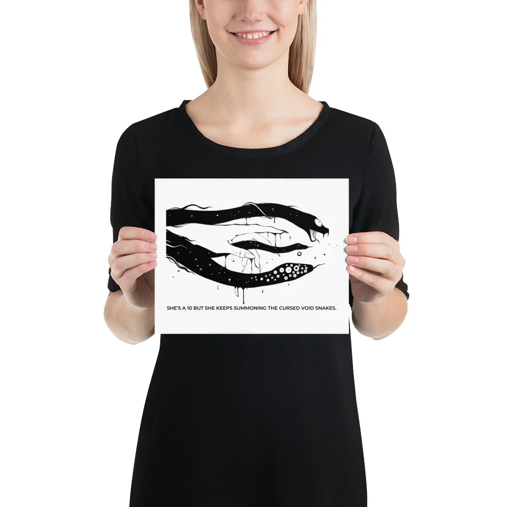 She's A 10 Meme, Matte Art Print Poster - Image 5