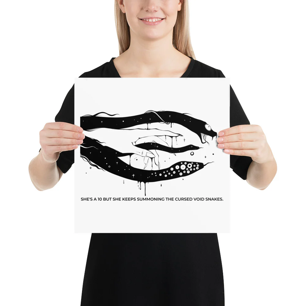 She's A 10 Meme, Matte Art Print Poster - Image 9