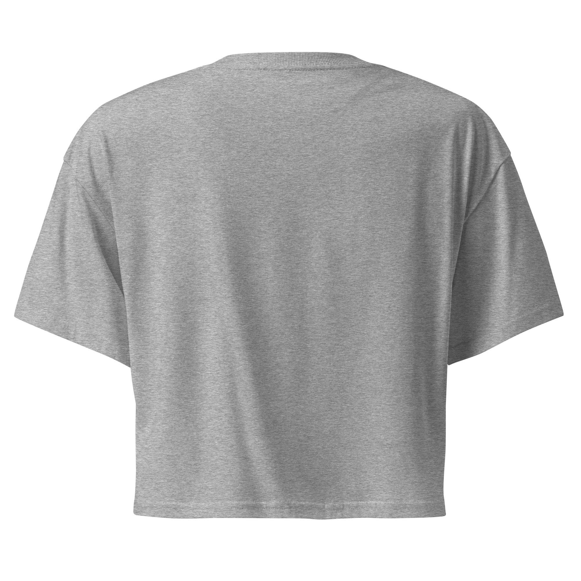 Skeleton Cat, Relaxed Crop Top - Image 7