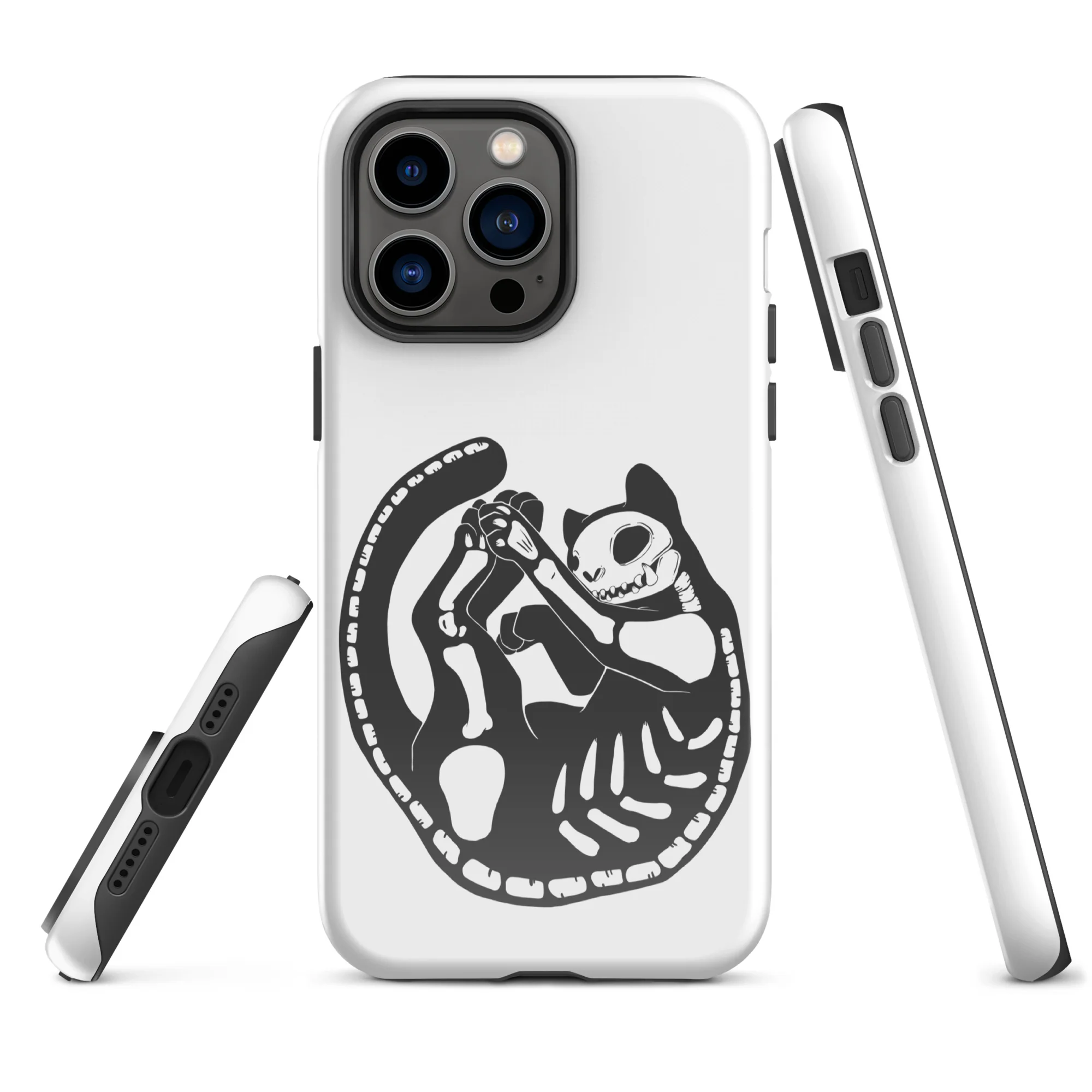 Skeleton Cat, Tough Case for iPhone® - Image 5